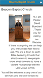 Mobile Screenshot of beaconbaptistpei.com